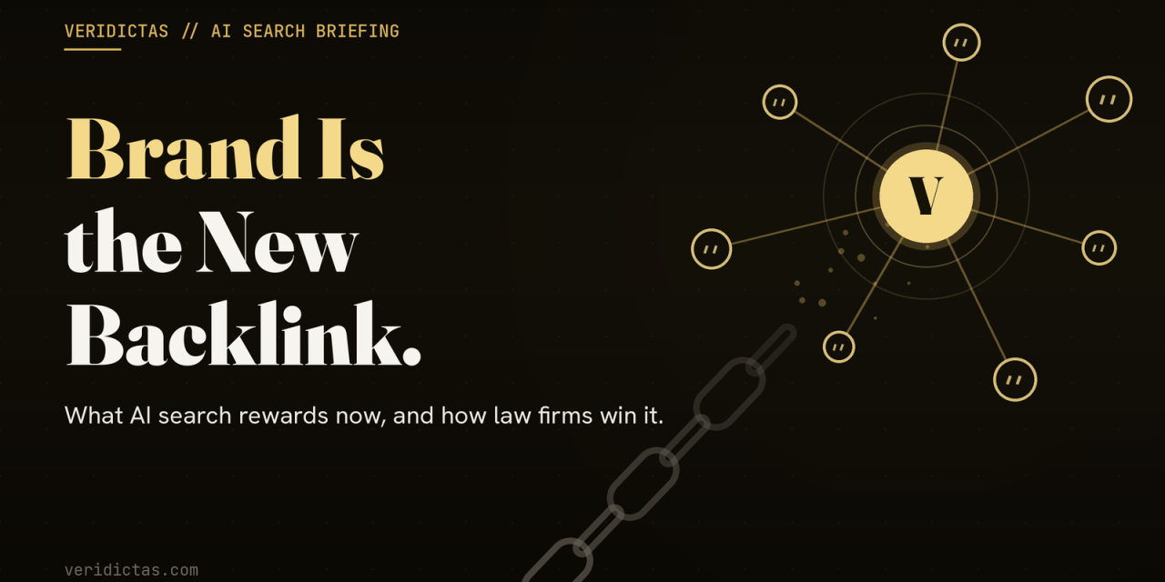 Brand Is the New Backlink: What a Panel of SEOs Just Confirmed About Your Law Firm’s Future